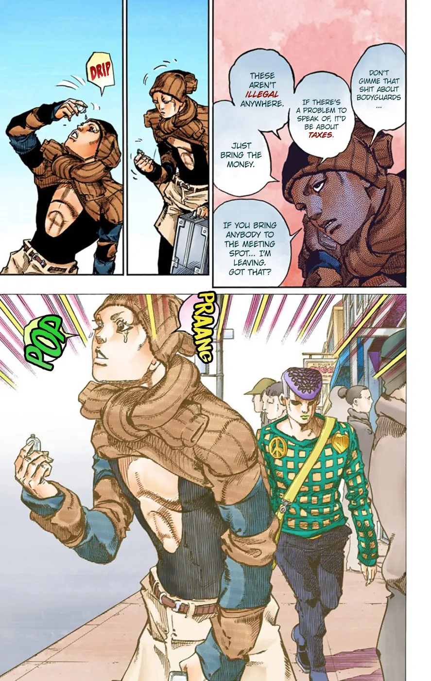 JoJo's Bizarre Adventure, Part 8: JoJolion Colored Manga, chapter 51, page 13