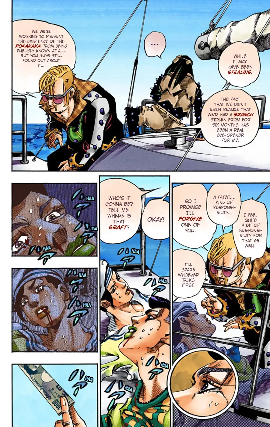 JoJo's Bizarre Adventure, Part 8: JoJolion Colored Manga, chapter 52, page 9
