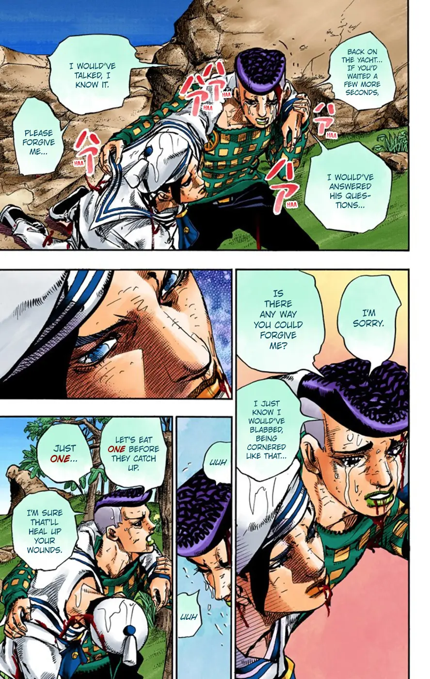 JoJo's Bizarre Adventure, Part 8: JoJolion Colored Manga, chapter 52, page 27