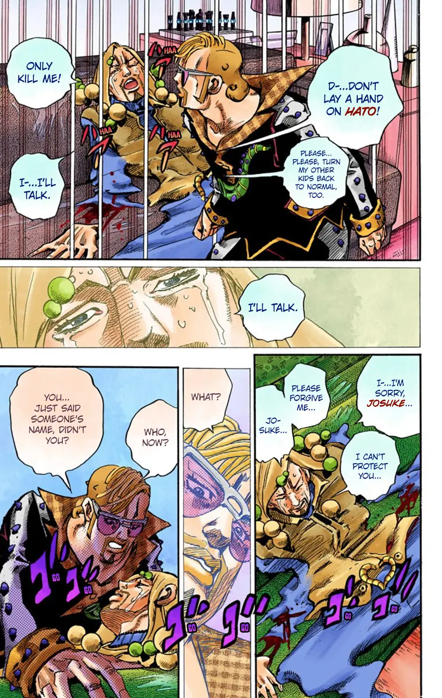 JoJo's Bizarre Adventure, Part 8: JoJolion Colored Manga, chapter 54, page 12