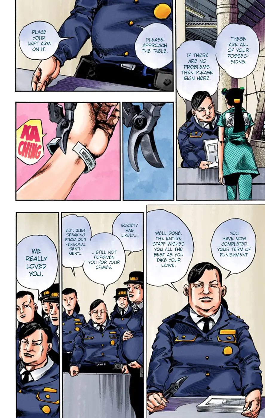 JoJo's Bizarre Adventure, Part 8: JoJolion Colored Manga, chapter 55, page 33