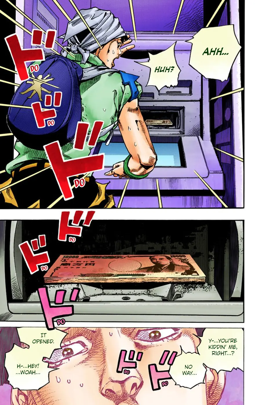 JoJo's Bizarre Adventure, Part 8: JoJolion Colored Manga, chapter 56, page 13