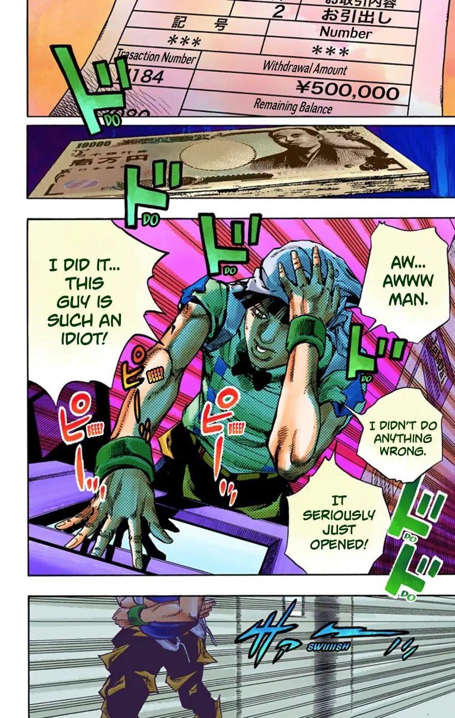 JoJo's Bizarre Adventure, Part 8: JoJolion Colored Manga, chapter 56, page 14