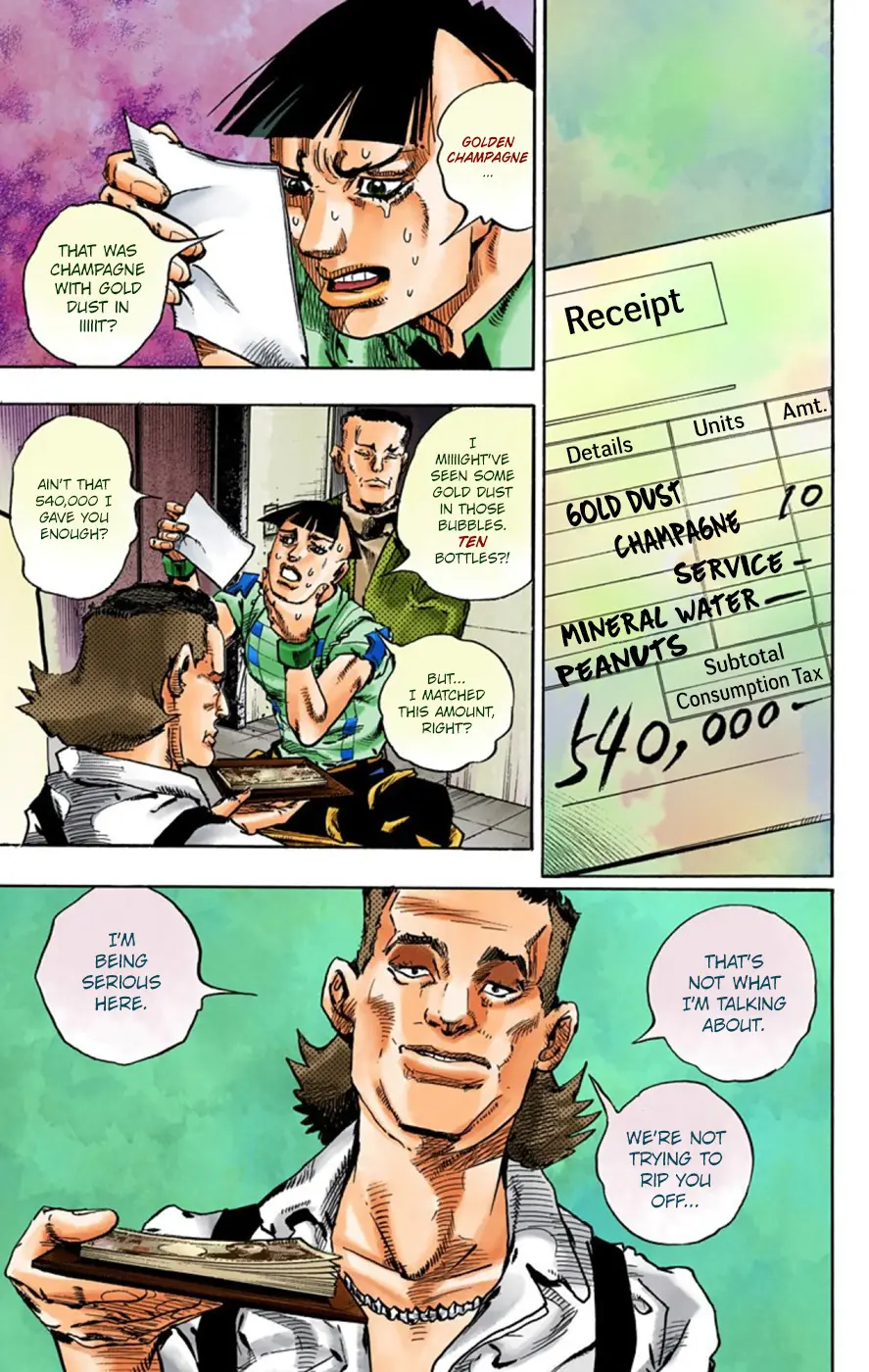 JoJo's Bizarre Adventure, Part 8: JoJolion Colored Manga, chapter 56, page 29