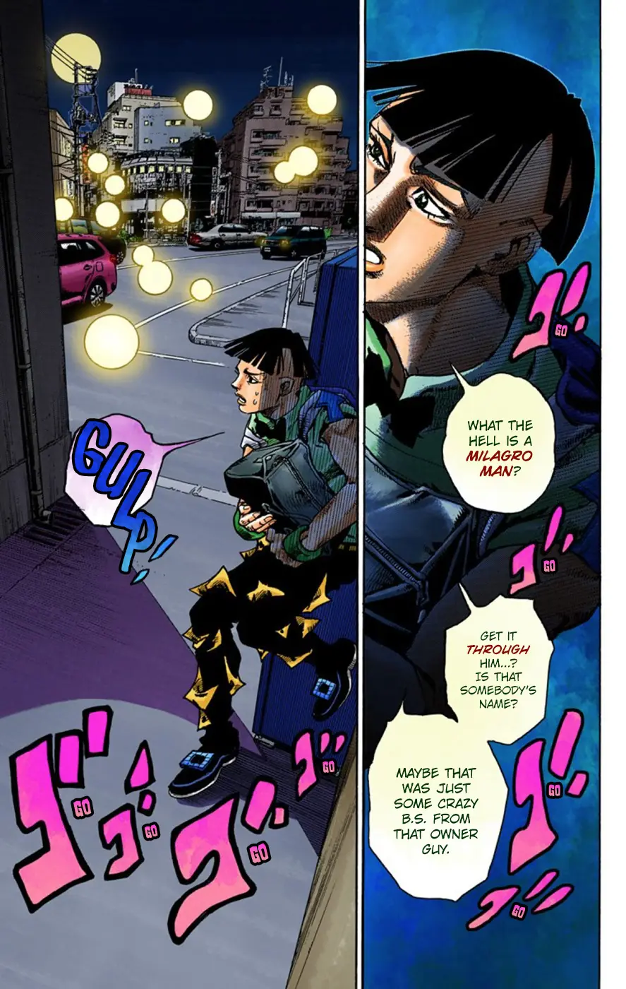 JoJo's Bizarre Adventure, Part 8: JoJolion Colored Manga, chapter 56, page 45