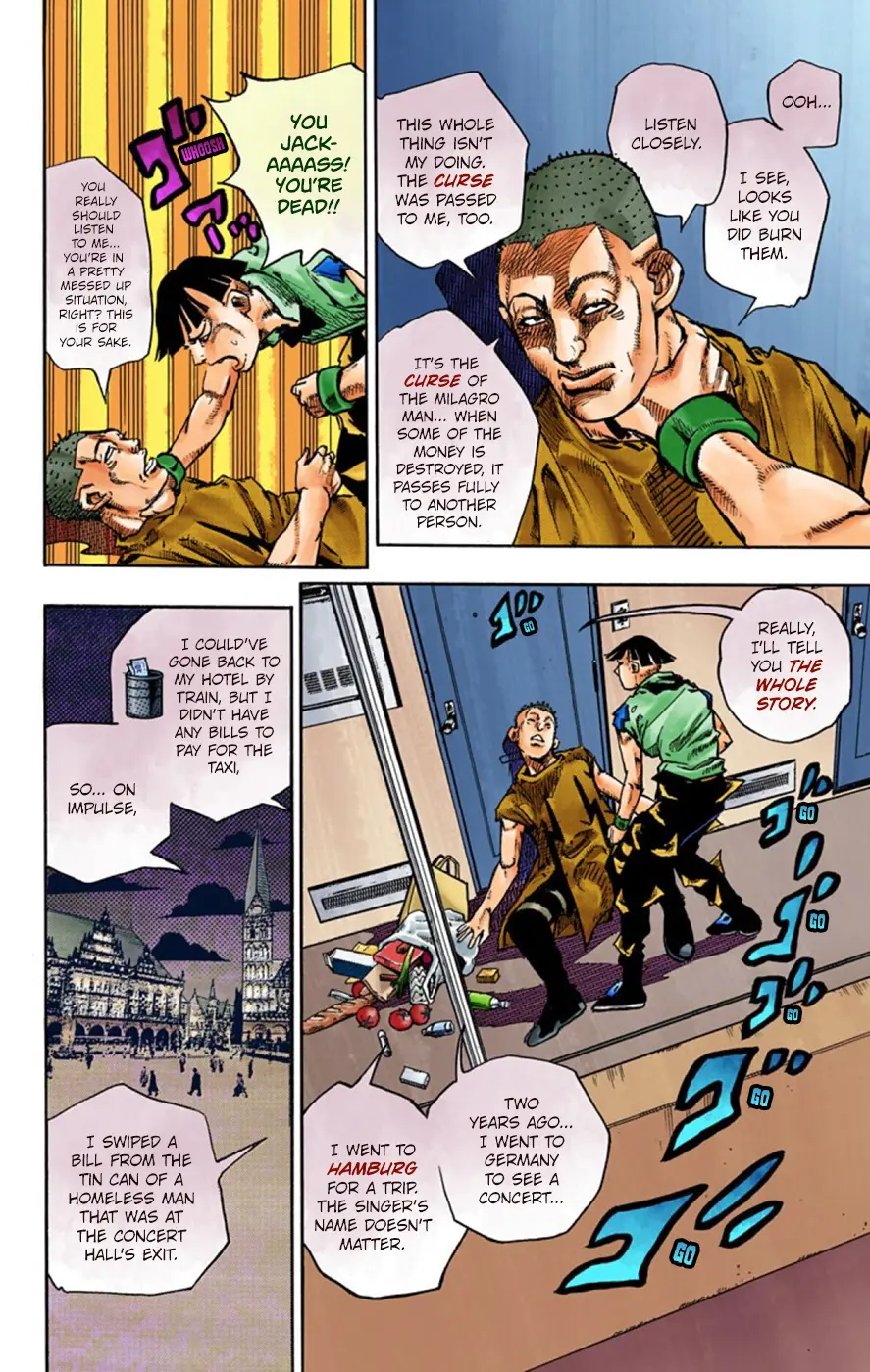JoJo's Bizarre Adventure, Part 8: JoJolion Colored Manga, chapter 57, page 33