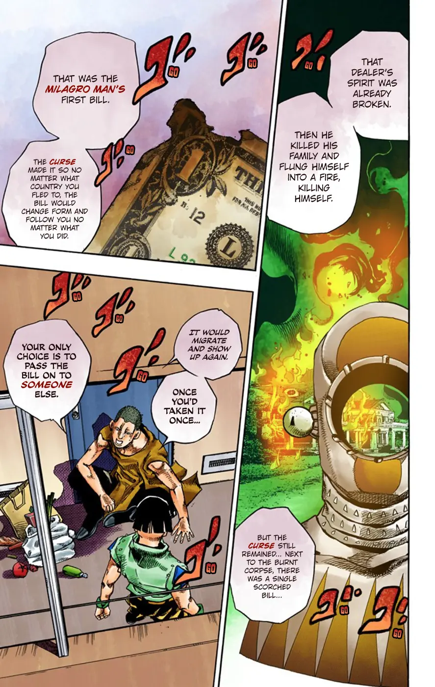 JoJo's Bizarre Adventure, Part 8: JoJolion Colored Manga, chapter 57, page 38