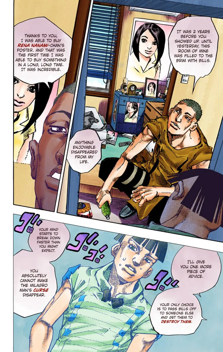 JoJo's Bizarre Adventure, Part 8: JoJolion Colored Manga, chapter 57, page 39