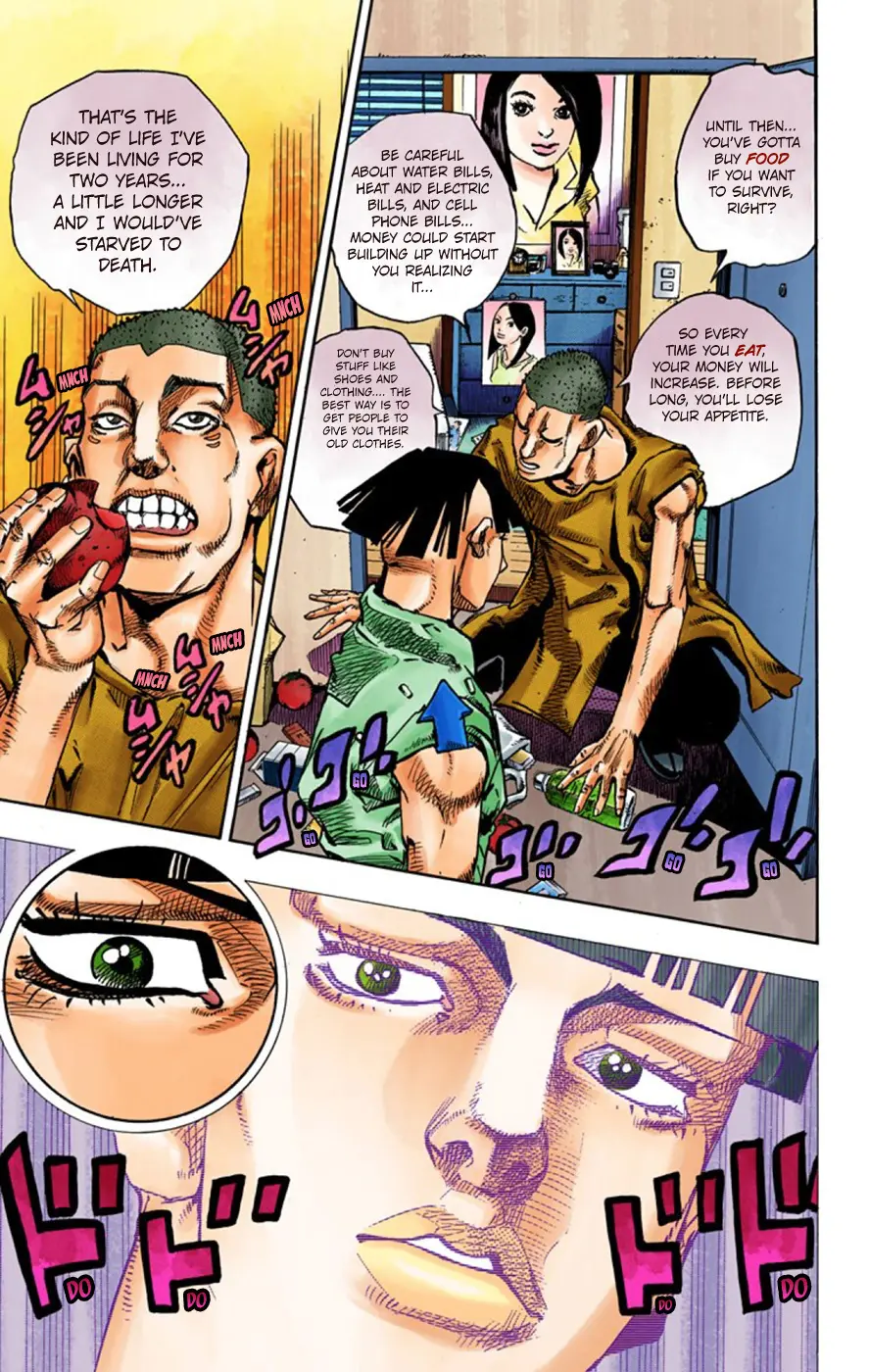 JoJo's Bizarre Adventure, Part 8: JoJolion Colored Manga, chapter 57, page 40