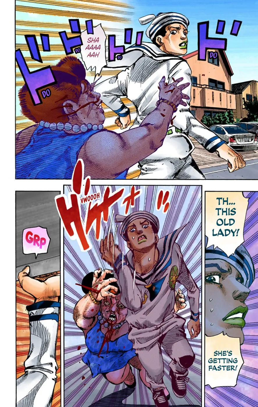 JoJo's Bizarre Adventure, Part 8: JoJolion Colored Manga, chapter 61, page 17