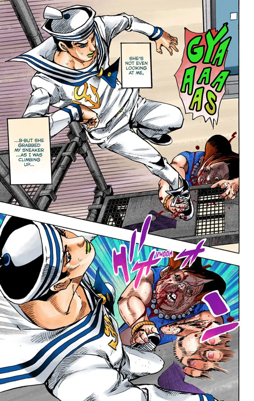JoJo's Bizarre Adventure, Part 8: JoJolion Colored Manga, chapter 61, page 22