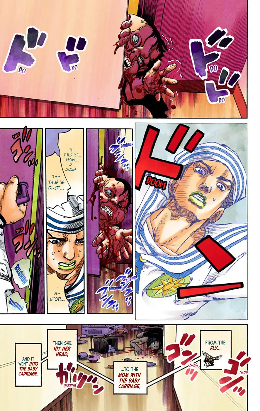 JoJo's Bizarre Adventure, Part 8: JoJolion Colored Manga, chapter 63, page 28