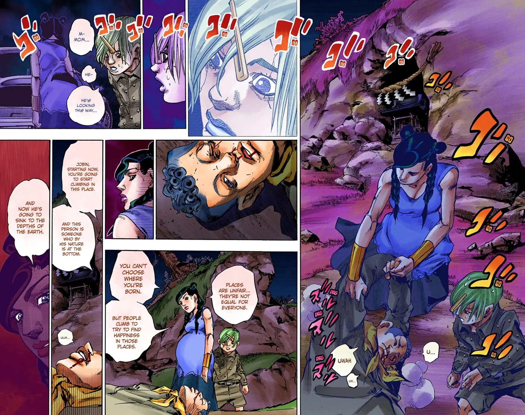 JoJo's Bizarre Adventure, Part 8: JoJolion Colored Manga, chapter 64, page 23