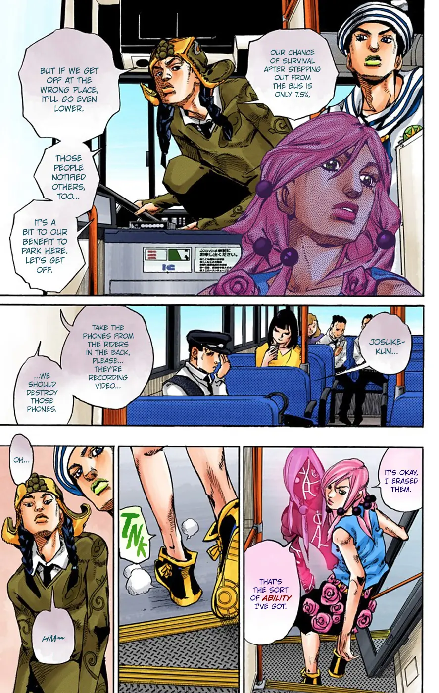 JoJo's Bizarre Adventure, Part 8: JoJolion Colored Manga, chapter 65, page 11