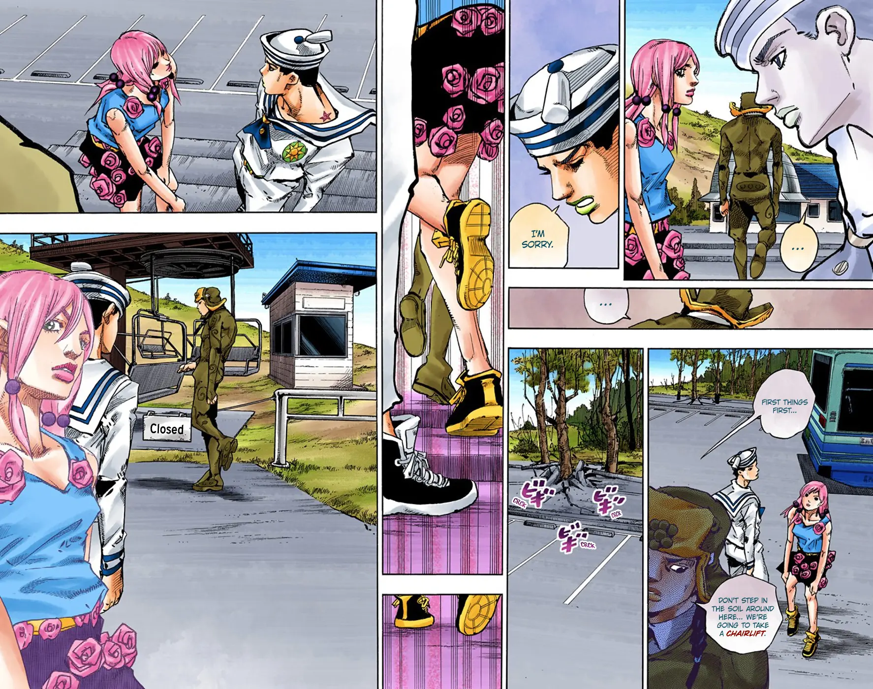JoJo's Bizarre Adventure, Part 8: JoJolion Colored Manga, chapter 65, page 27