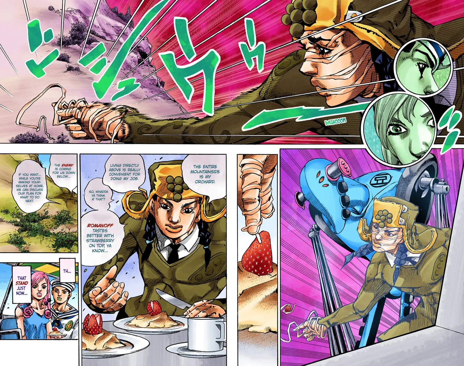 JoJo's Bizarre Adventure, Part 8: JoJolion Colored Manga, chapter 65, page 39