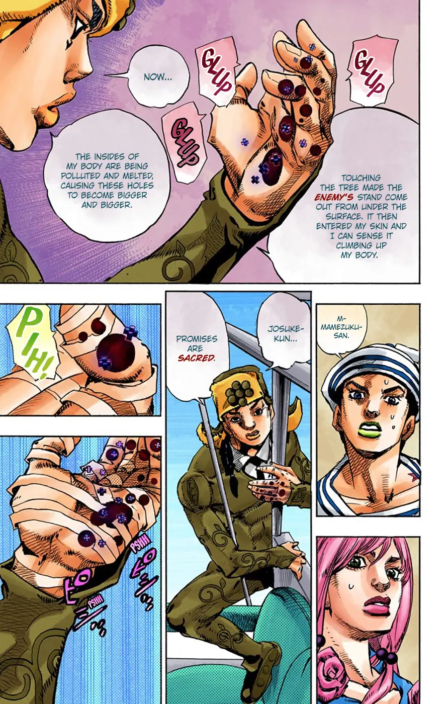 JoJo's Bizarre Adventure, Part 8: JoJolion Colored Manga, chapter 66, page 34