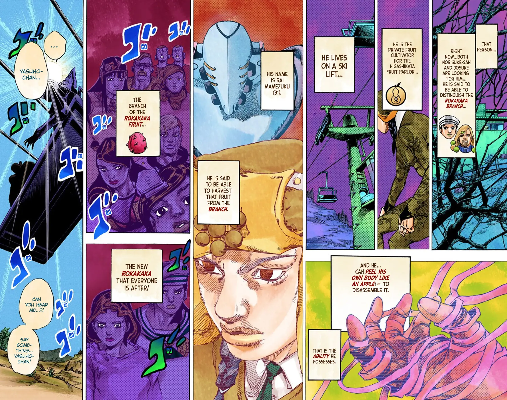 JoJo's Bizarre Adventure, Part 8: JoJolion Colored Manga, chapter 67, page 8
