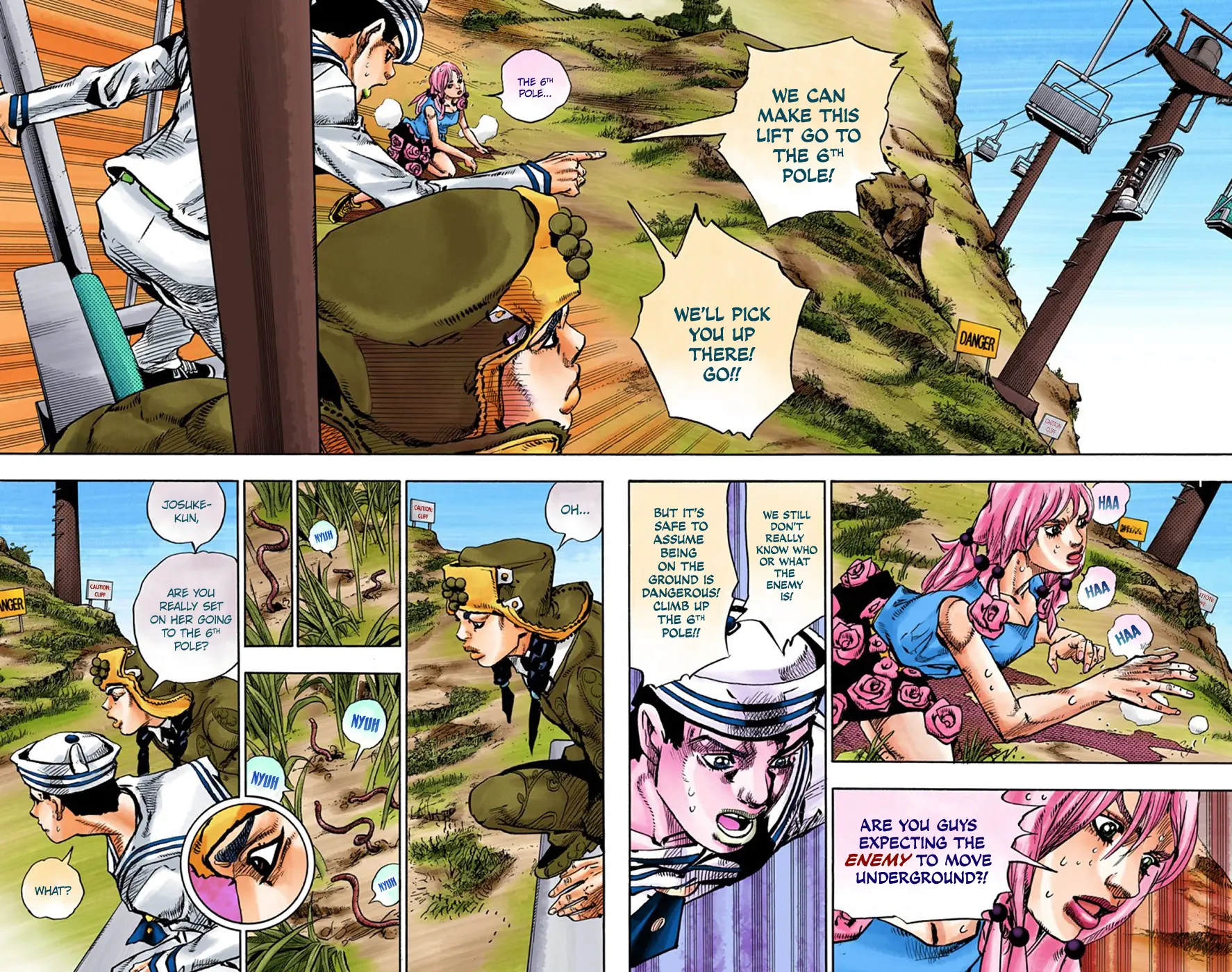 JoJo's Bizarre Adventure, Part 8: JoJolion Colored Manga, chapter 67, page 14