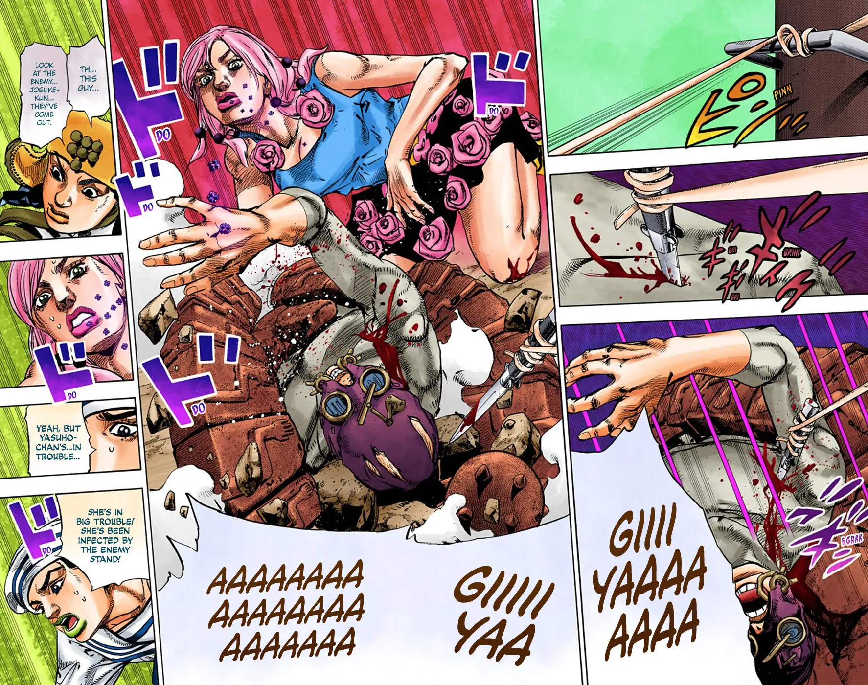 JoJo's Bizarre Adventure, Part 8: JoJolion Colored Manga, chapter 67, page 27