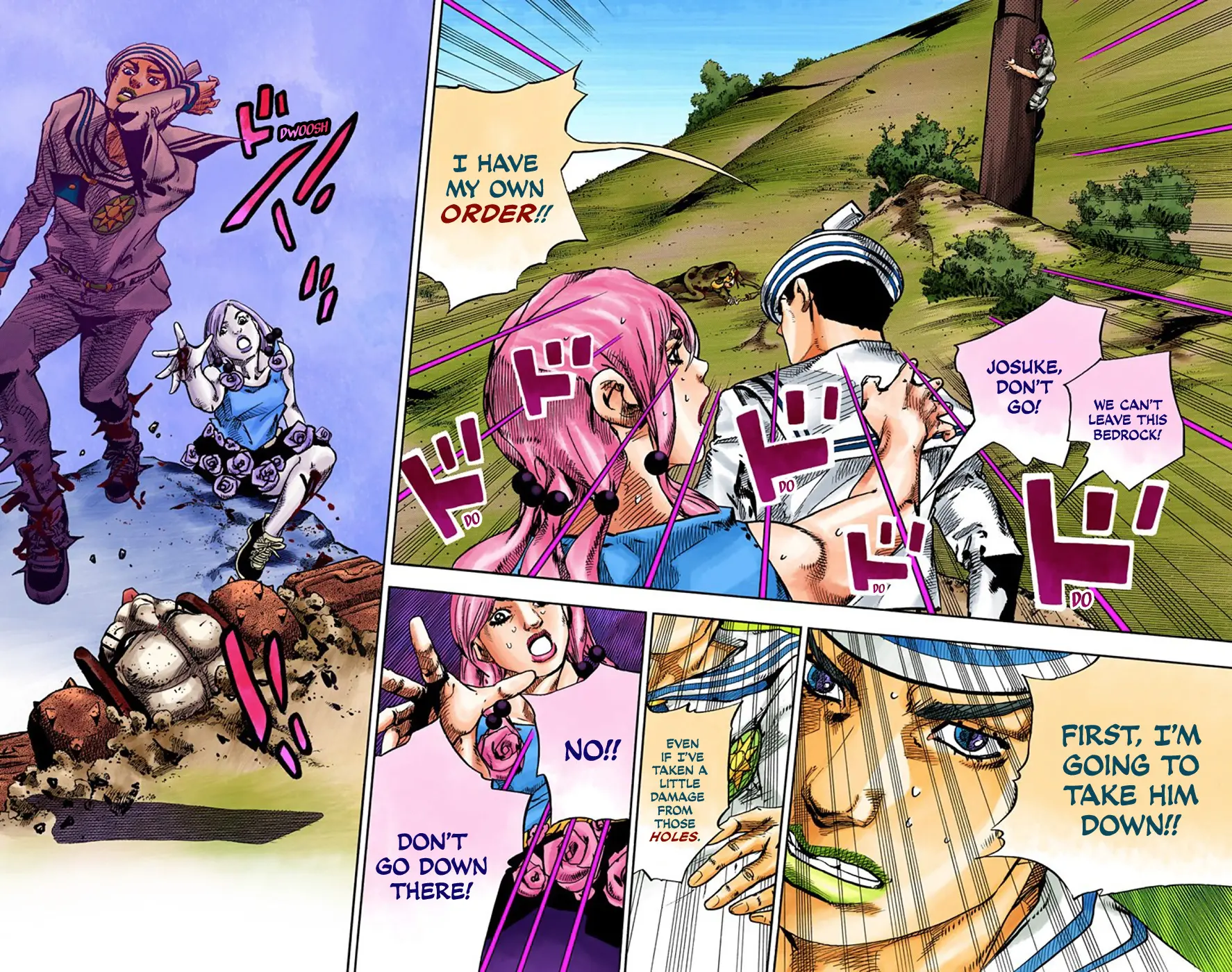 JoJo's Bizarre Adventure, Part 8: JoJolion Colored Manga, chapter 69, page 16