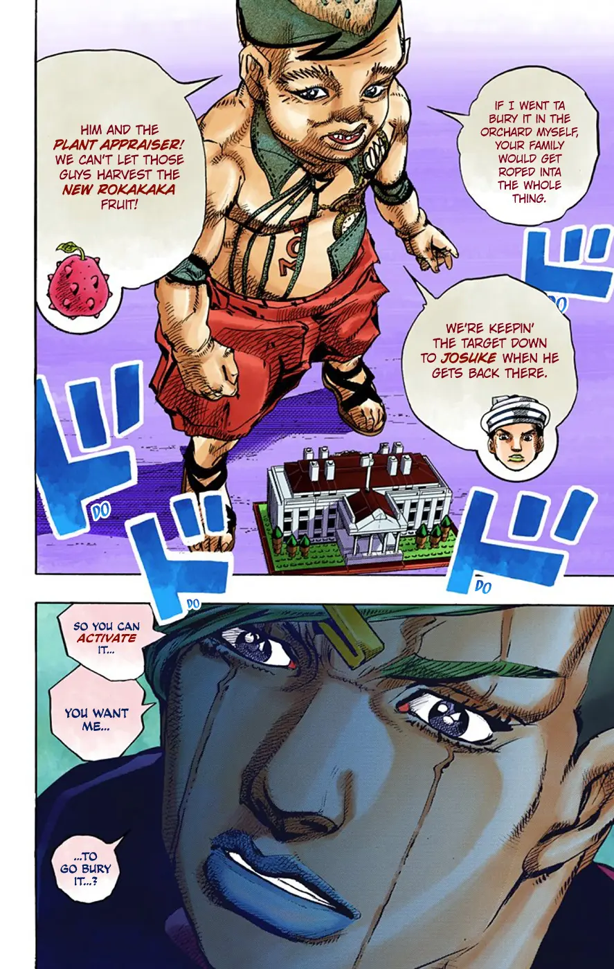 JoJo's Bizarre Adventure, Part 8: JoJolion Colored Manga, chapter 70, page 34