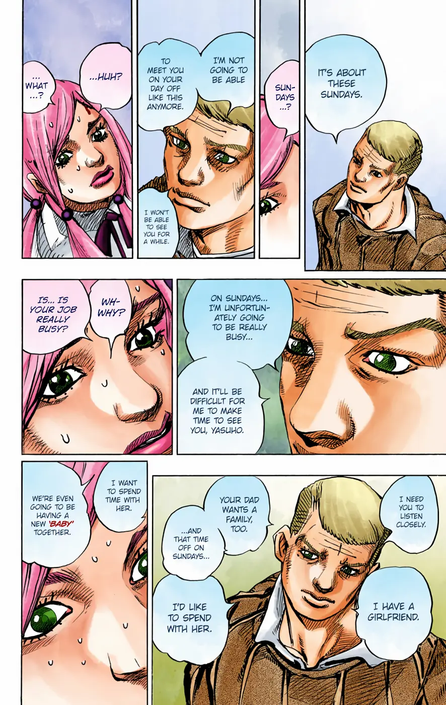 JoJo's Bizarre Adventure, Part 8: JoJolion Colored Manga, chapter 71, page 34