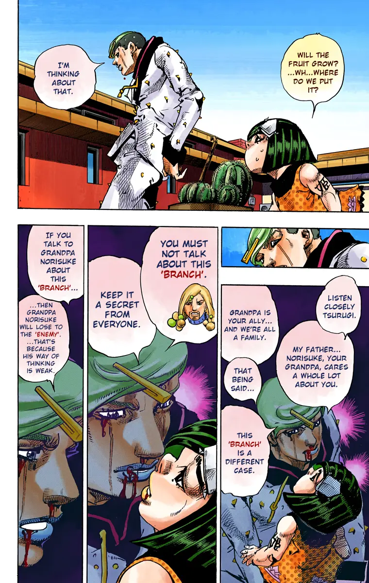 JoJo's Bizarre Adventure, Part 8: JoJolion Colored Manga, chapter 76, page 35