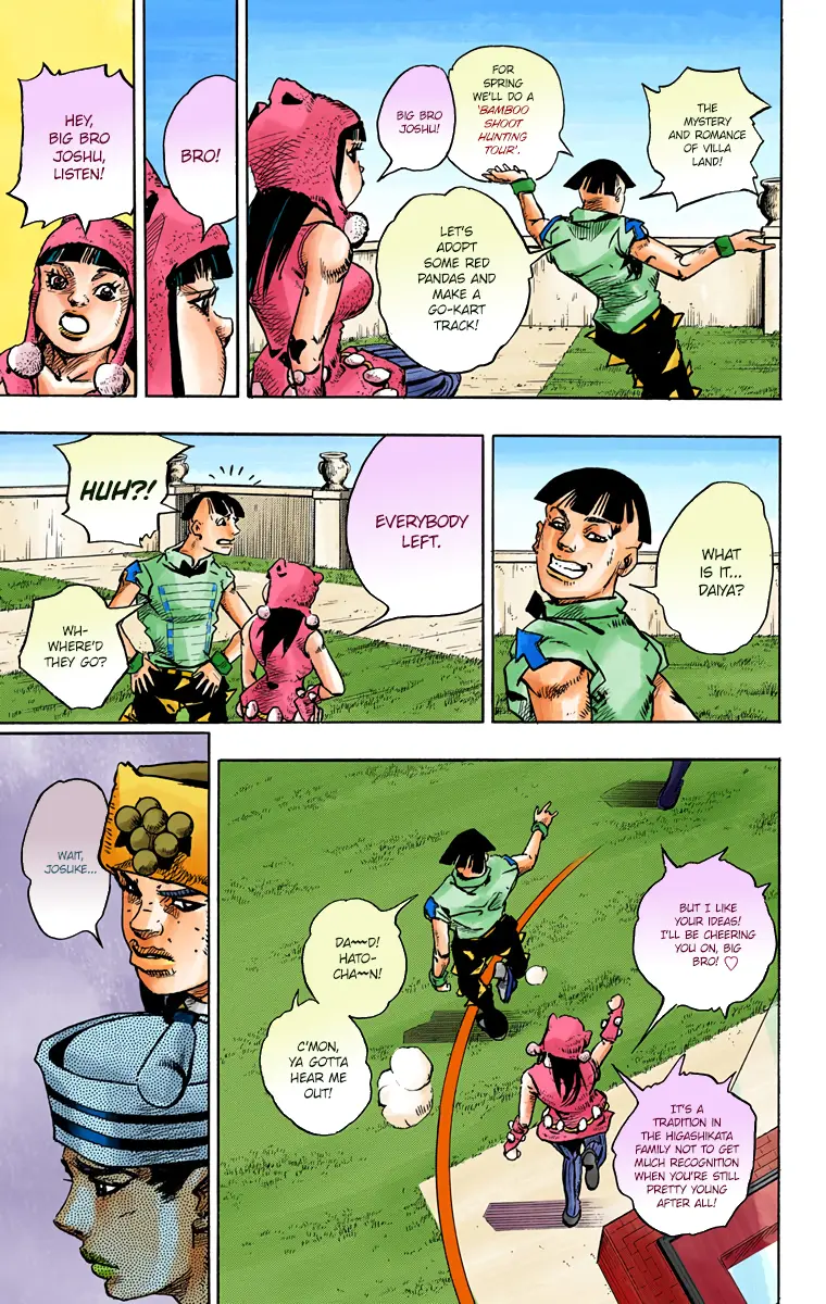 JoJo's Bizarre Adventure, Part 8: JoJolion Colored Manga, chapter 77, page 11