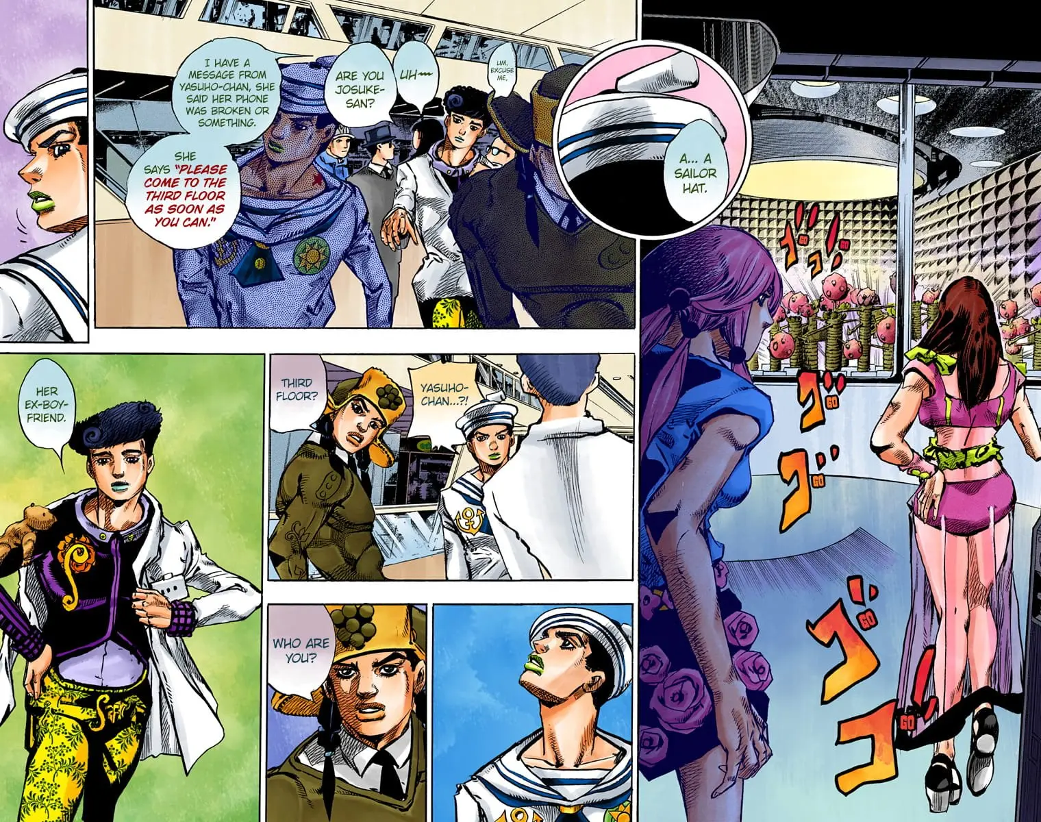 JoJo's Bizarre Adventure, Part 8: JoJolion Colored Manga, chapter 81, page 38