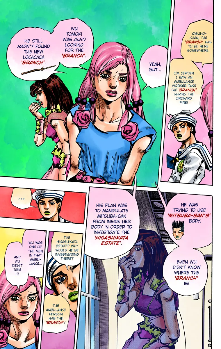 JoJo's Bizarre Adventure, Part 8: JoJolion Colored Manga, chapter 82, page 33