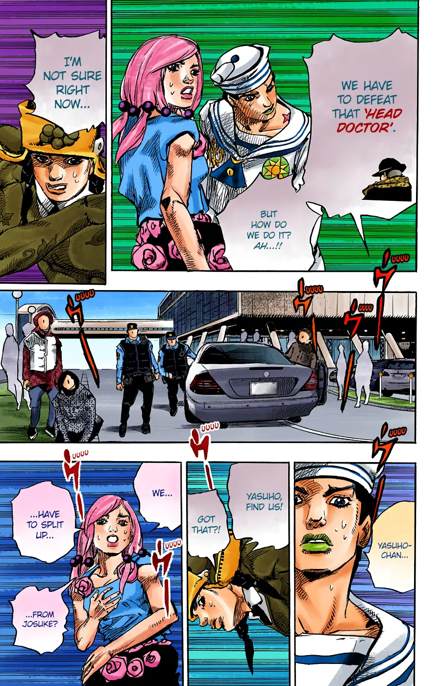 JoJo's Bizarre Adventure, Part 8: JoJolion Colored Manga, chapter 86, page 28