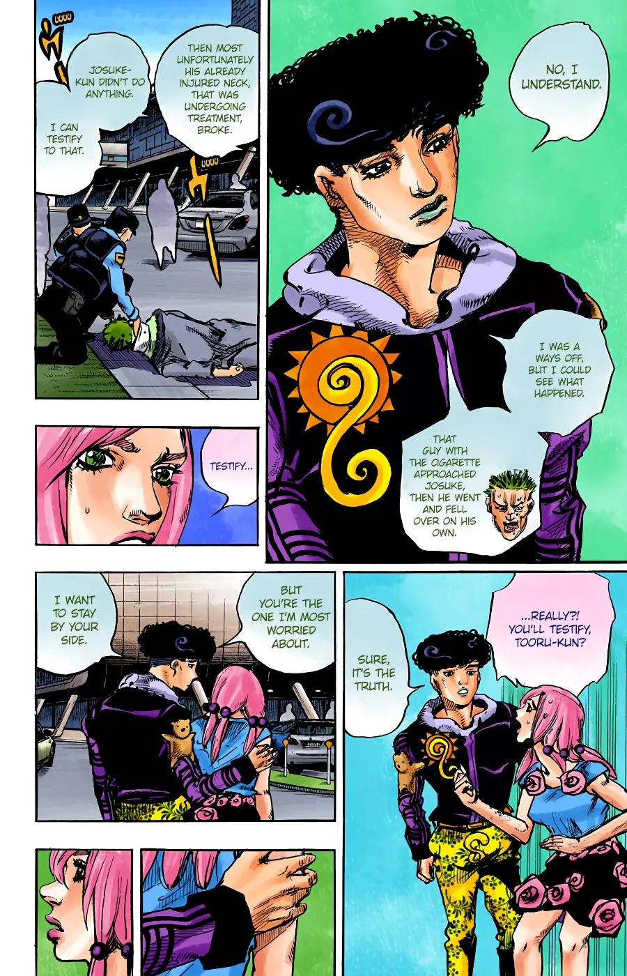 JoJo's Bizarre Adventure, Part 8: JoJolion Colored Manga, chapter 86, page 30
