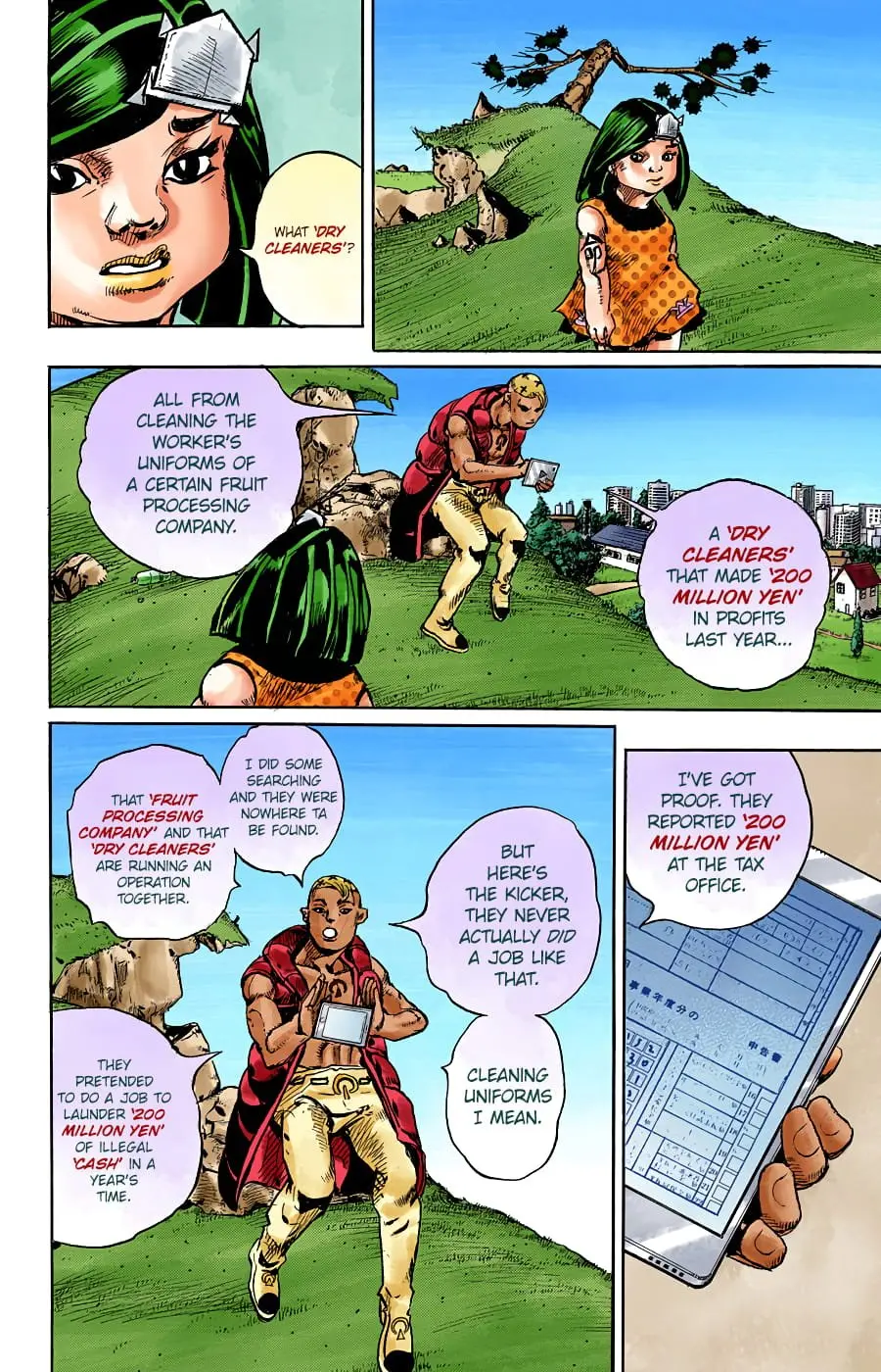 JoJo's Bizarre Adventure, Part 8: JoJolion Colored Manga, chapter 87, page 20