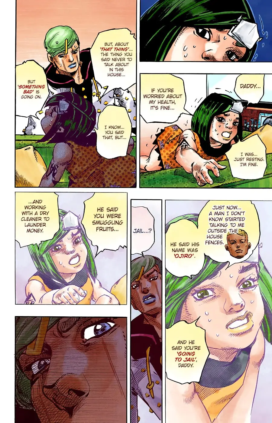JoJo's Bizarre Adventure, Part 8: JoJolion Colored Manga, chapter 87, page 29