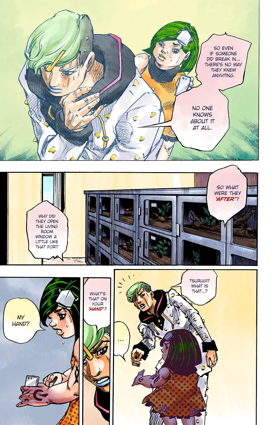JoJo's Bizarre Adventure, Part 8: JoJolion Colored Manga, chapter 87, page 36