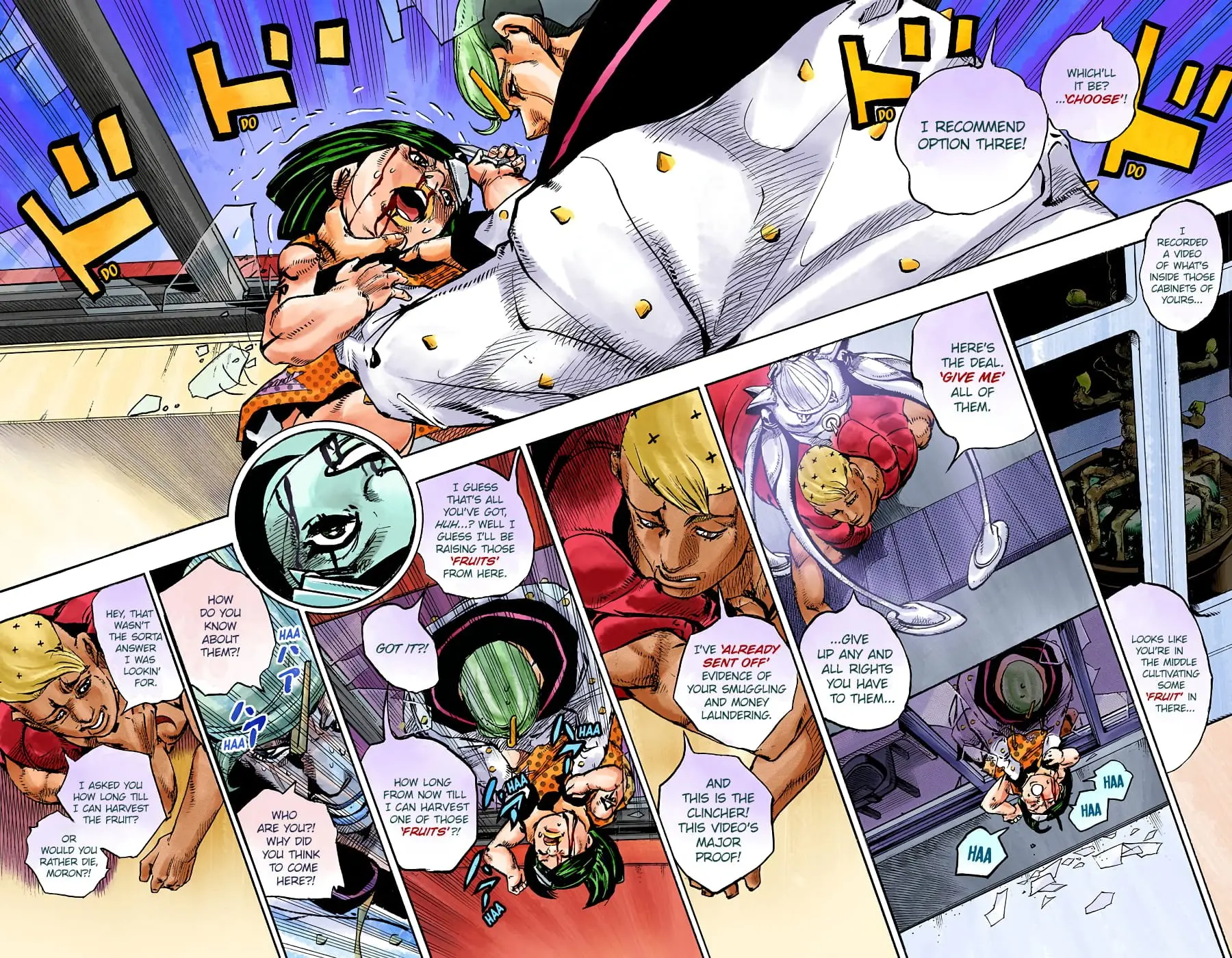 JoJo's Bizarre Adventure, Part 8: JoJolion Colored Manga, chapter 88, page 8