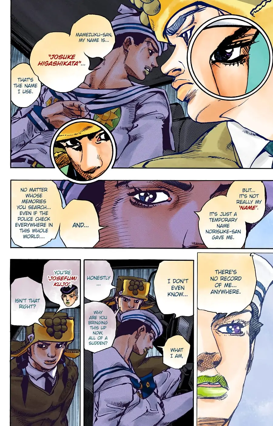 JoJo's Bizarre Adventure, Part 8: JoJolion Colored Manga, chapter 90, page 7