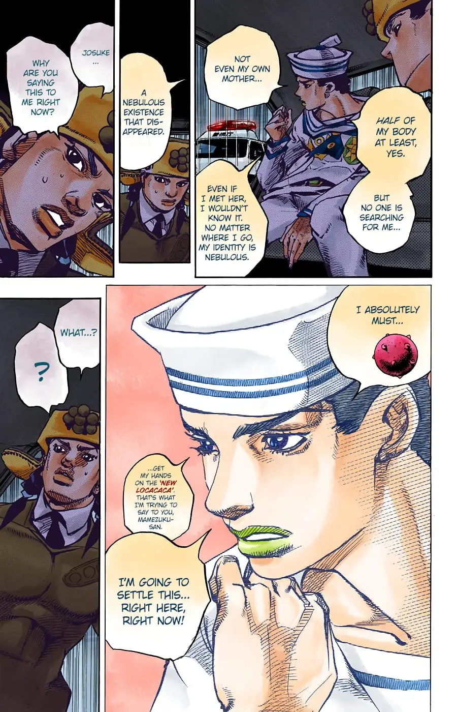 JoJo's Bizarre Adventure, Part 8: JoJolion Colored Manga, chapter 90, page 8