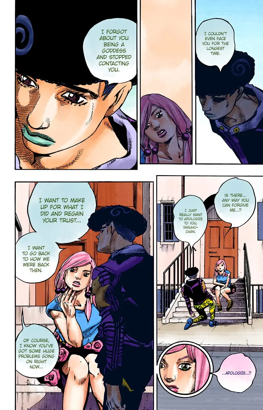 JoJo's Bizarre Adventure, Part 8: JoJolion Colored Manga, chapter 90, page 22