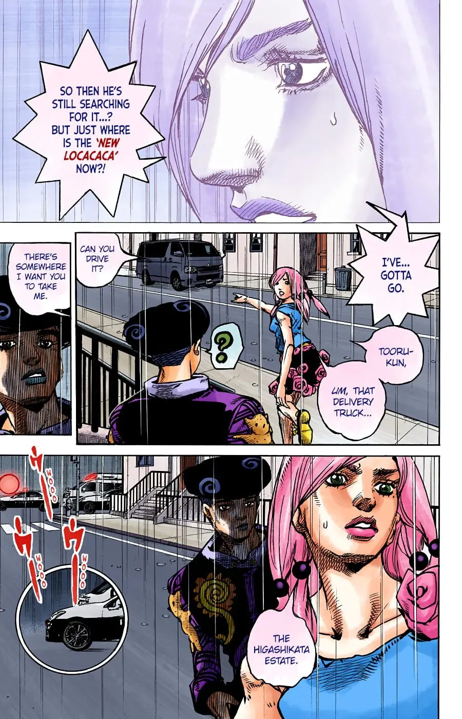 JoJo's Bizarre Adventure, Part 8: JoJolion Colored Manga, chapter 91, page 12