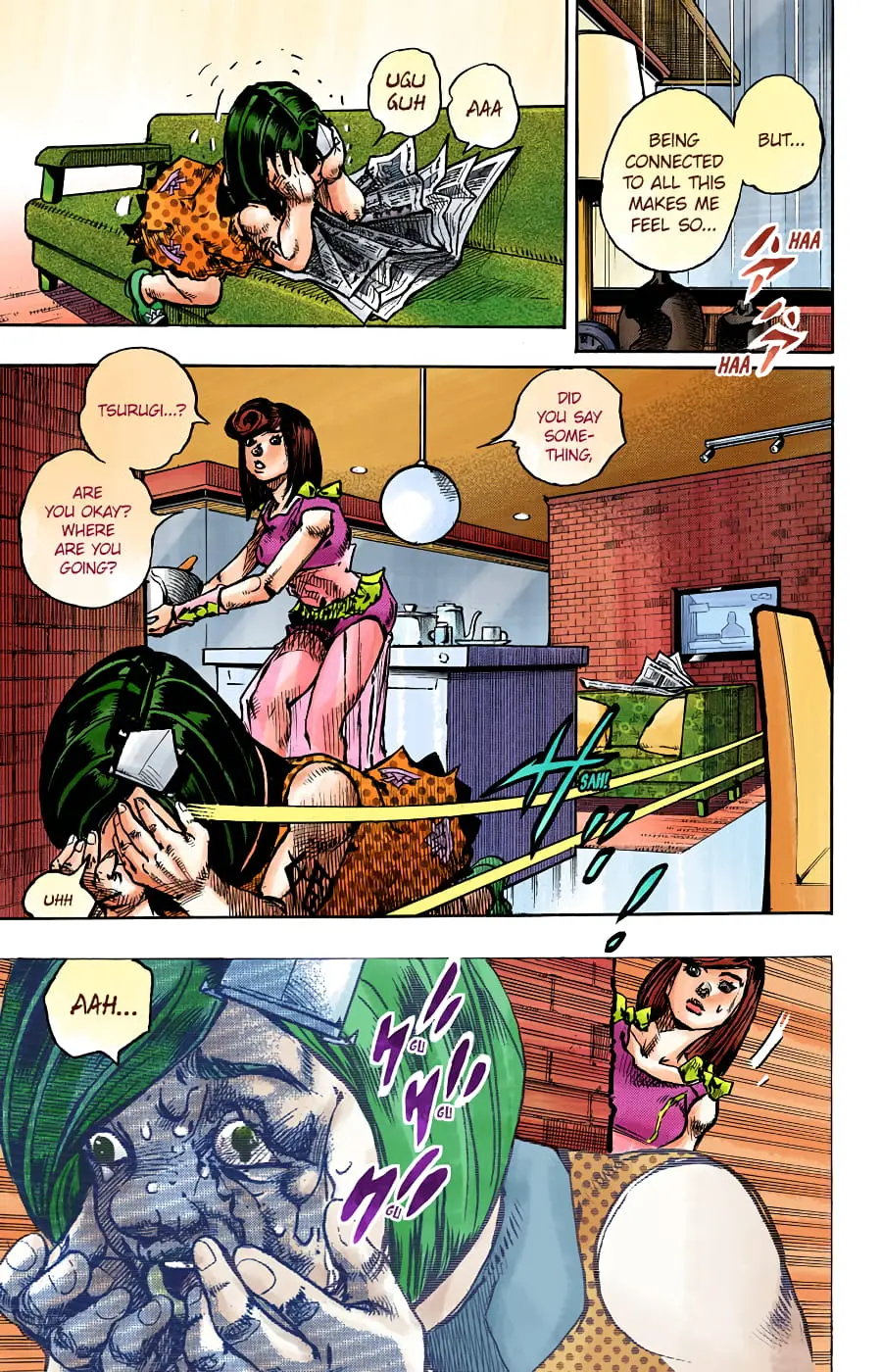 JoJo's Bizarre Adventure, Part 8: JoJolion Colored Manga, chapter 91, page 14