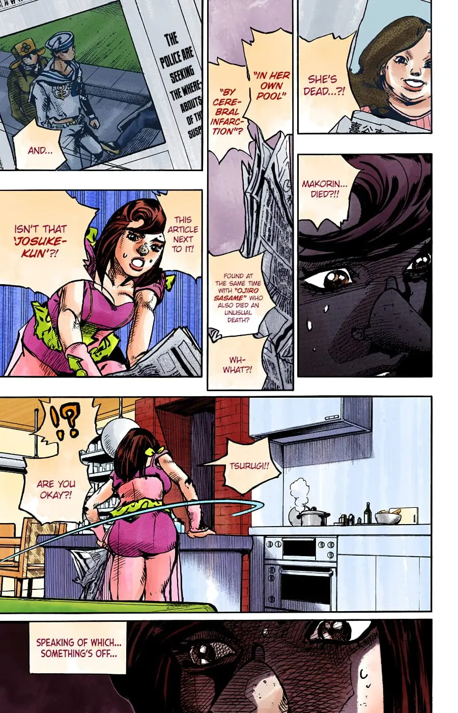 JoJo's Bizarre Adventure, Part 8: JoJolion Colored Manga, chapter 91, page 16