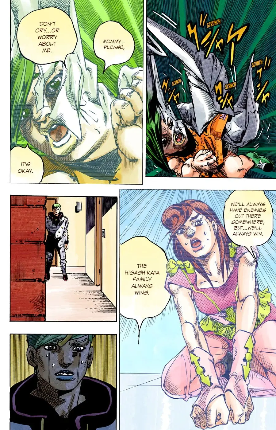 JoJo's Bizarre Adventure, Part 8: JoJolion Colored Manga, chapter 91, page 34