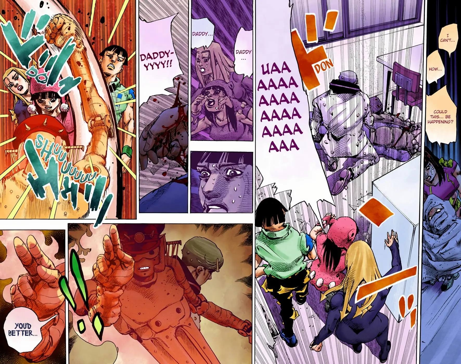 JoJo's Bizarre Adventure, Part 8: JoJolion Colored Manga, chapter 95, page 36
