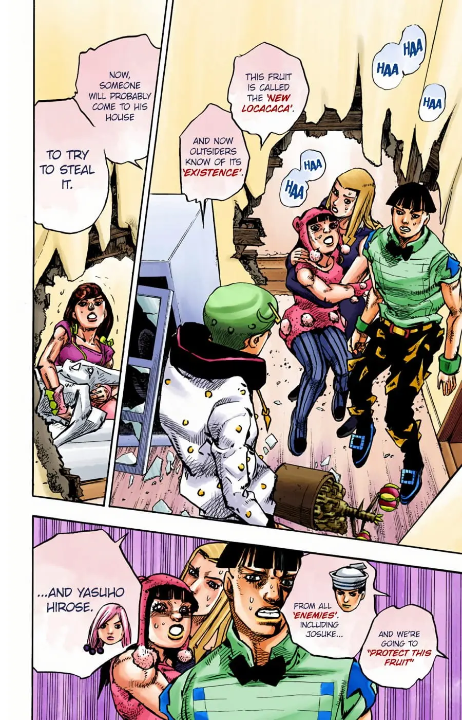 JoJo's Bizarre Adventure, Part 8: JoJolion Colored Manga, chapter 96, page 28