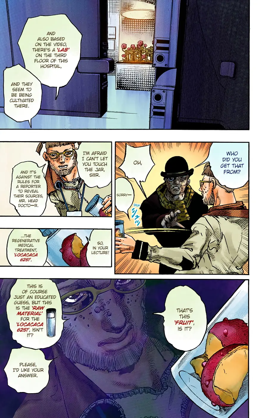 JoJo's Bizarre Adventure, Part 8: JoJolion Colored Manga, chapter 97, page 29