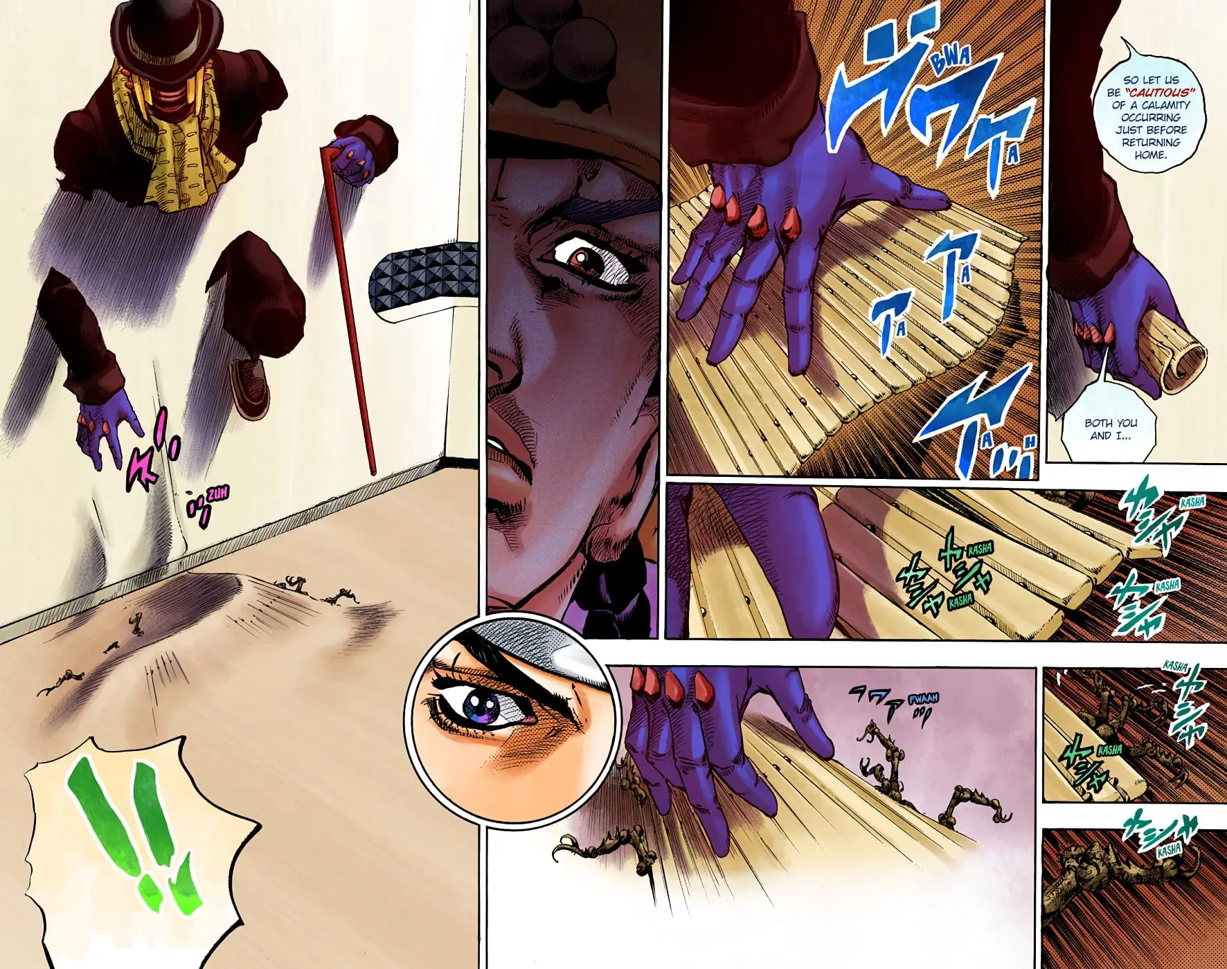 JoJo's Bizarre Adventure, Part 8: JoJolion Colored Manga, chapter 98, page 27