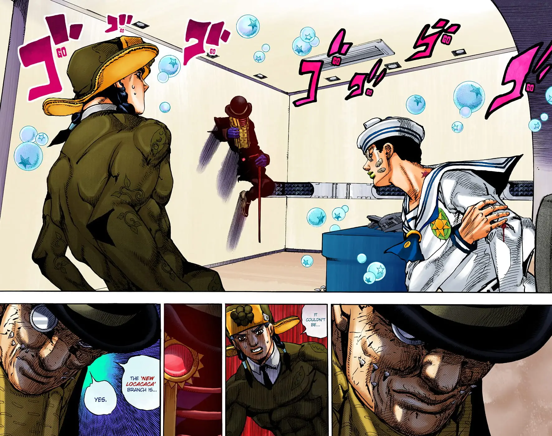 JoJo's Bizarre Adventure, Part 8: JoJolion Colored Manga, chapter 99, page 28