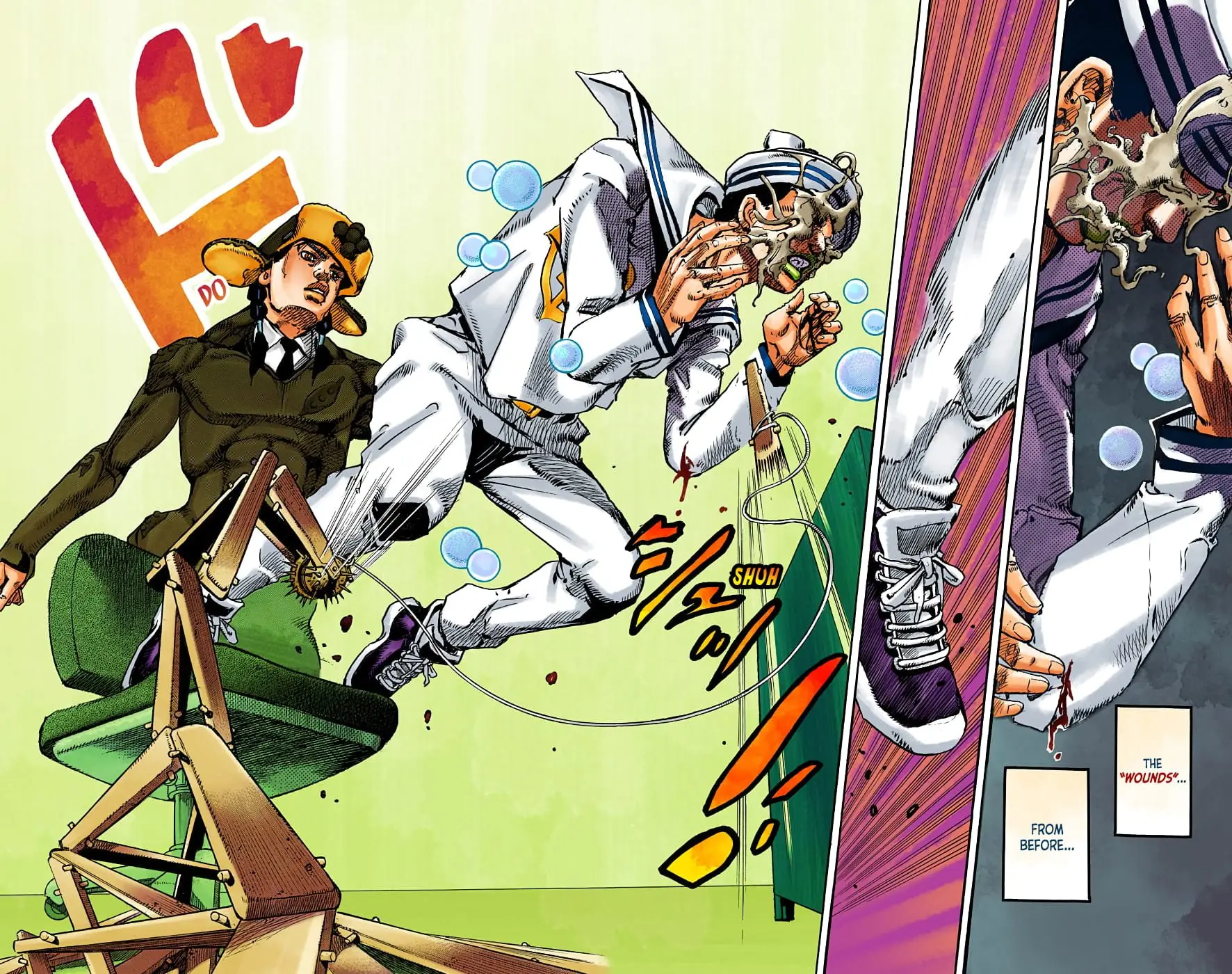 JoJo's Bizarre Adventure, Part 8: JoJolion Colored Manga, chapter 99, page 35